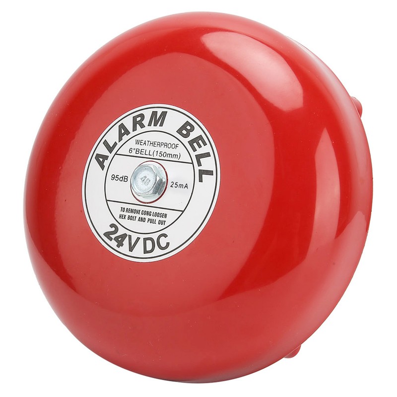 6 Inches Carbon Steel Internal Strike Type Electric Bell 95db