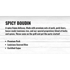 Richard's Spicy Boudin Sausage 16 Oz (6 Pack)