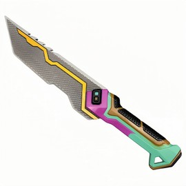 crafthand Hot Game Glitchpop Dagger Knife Metal Model Weapon 11.8'' Knife Cosplay Props Collection Product Cosplay Prop Desktop Display Decoration
