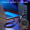 Cable Matters 3.5mm to XLR Cable - 1.8m, Male to