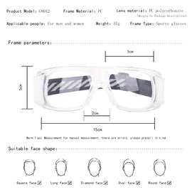 SooGree anteojos de racquetball – Antivaho absorción de golpes, anteojos deportivas de baloncesto, fútbol, correa ajustable protectora
