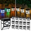SOLPEX 16 Pack Solar Deck Lights Outdoor, Solar Fence Lights，2
