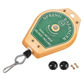 sourcing map Retractable Spring Balancer Tool Holder Hanging Equipment 3.3-6.6lbs (1.5-3kg) 1.5-2 Meter Stretch Length for Assembly-line with Fitting Accessory
