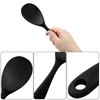 Coufce Black Silicone Rice Paddle Spoon
