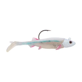 Berkley PowerBait Pre-Rigged Minnotator Fishing Bait, HD White Shiner, 2 in, Irresistible Scent & Flavor, Realistic Profile, Ready-to-Fish, Ideal for Bass, Crappie, Pike and More