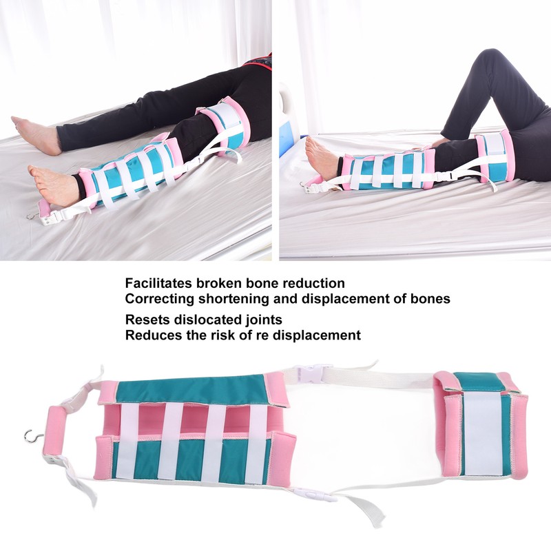 Lower Limb Traction Strap Facilitate Sponge Padding Leg Knee Fixation