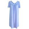 Shadowline Women's Nightgown and Robe Sleepwear Set Nylon Petals Short