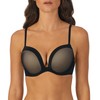 Le Mystere Infinite Possibilites Plunge Push-Up Bra 32G, Black