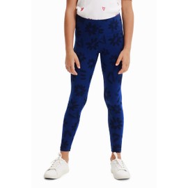 Desigual Girls' Bubble Leggings, blue