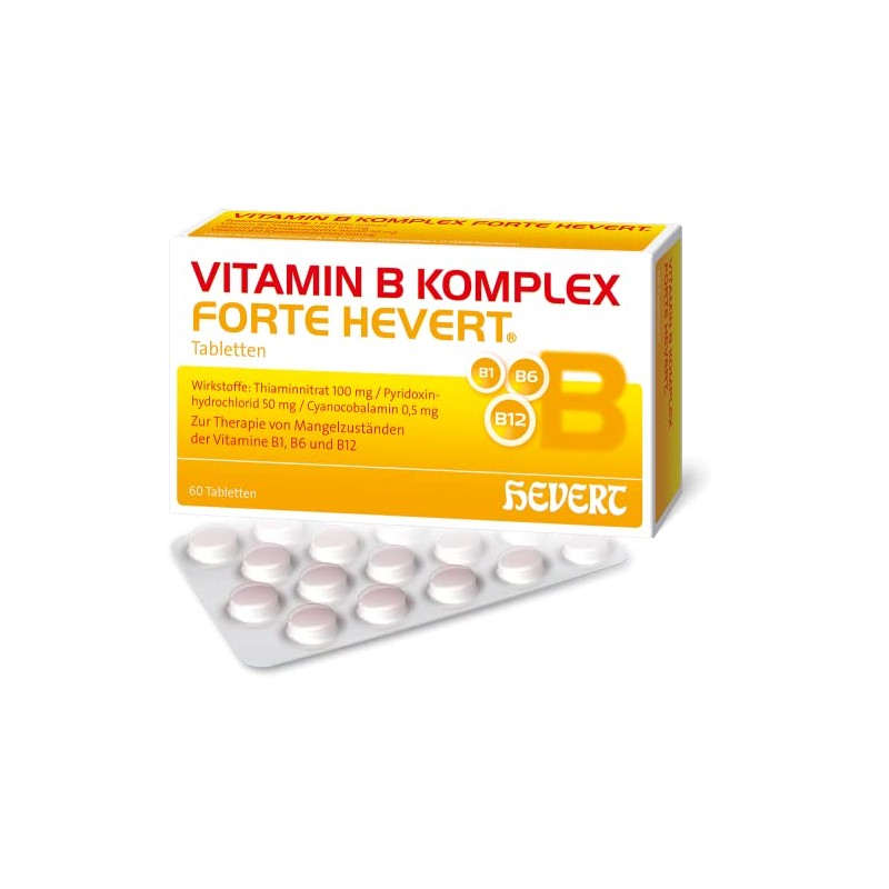 Vitamin B Complex Forte Hevert, 100 mg/ 50 mg/ 0.5