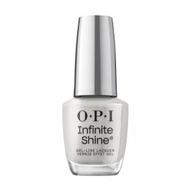 OPI Infinite Shine Long-Wear Soft Crème Finish Opaque Gray Nail Polish, Up to 11 days of wear & Gel-Like Shine, Gray it on Me, 0.5 fl oz