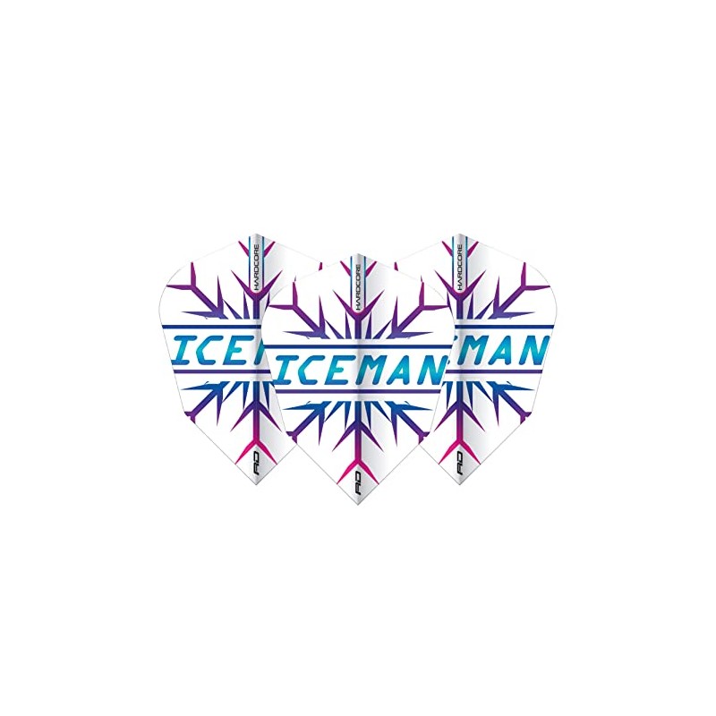 RED DRAGON Hardcore Gerwyn Price Rainbow Snowflake V-Standard Dart Flights-