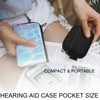 Beautyflier Hearing Aid Pouch, Hearing Aid Case Pocket Size, Hearing