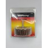 Forney 60182 Mounted Flap Wheel with 1/4-Inch Shank, 3-Inch-by-1-In