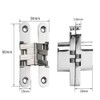 2 Packs Hidden Door Hinges LISHAN Strong and Durable with