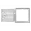 Inspection Flap with Ventilation Grille, Inspection Door, Access Door, Ventilation