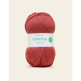 Sirdar, Loveful Recyled Acrylic Yarn, Ember, 100g