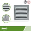 Amig - Square Aluminium Ventilation Grille with Mosquito Net |