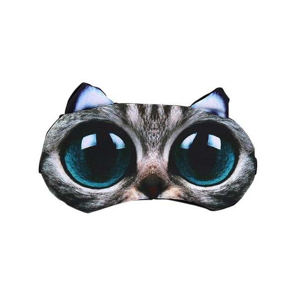 WWCY - Cute 3D Animal Sleep Mask Cat Dog Eye Mask Eyeshade for Kids Girls Women Adults (American Shorthair)