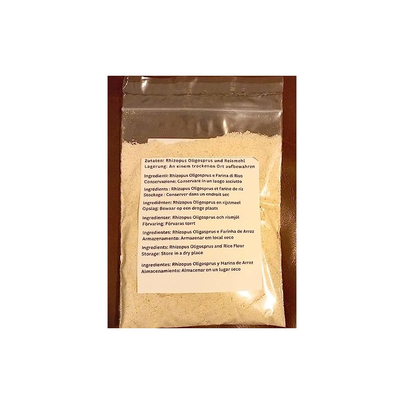 Tempeh Starter/Live Culture/Ragi Tempe/Inokulum-Non GMO-Halal 50 Gram