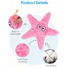Artinova Dog Squeaky Crinkle Stuffless Chew Toy Easy Puzzle Cute