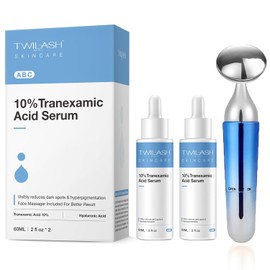 Suero de ácido tranexámico al 10%, suero para el tratamiento de manchas oscuras e hiperpigmentación: fórmula avanzada con ácido tranexámico al