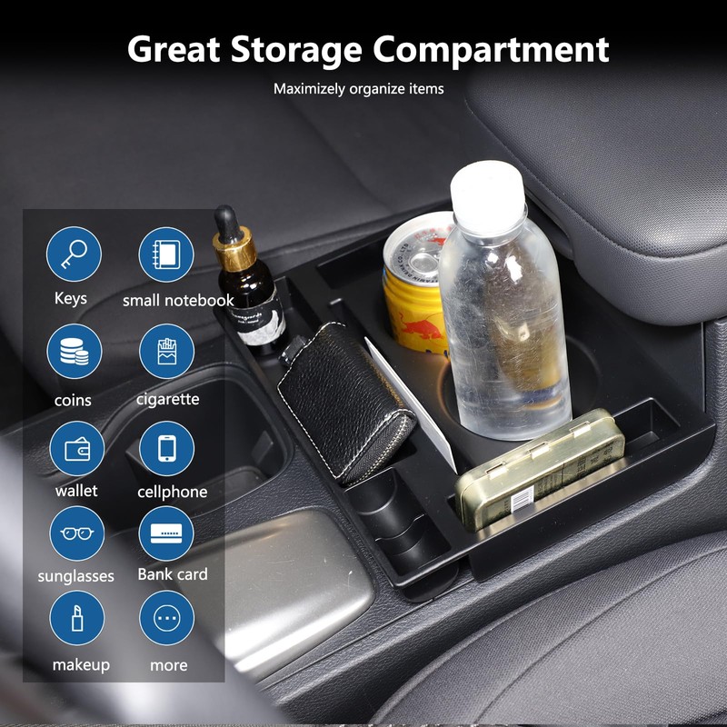 Bekantogy Center Consoles Storage Box Organizer Tray Compatible with Nissan