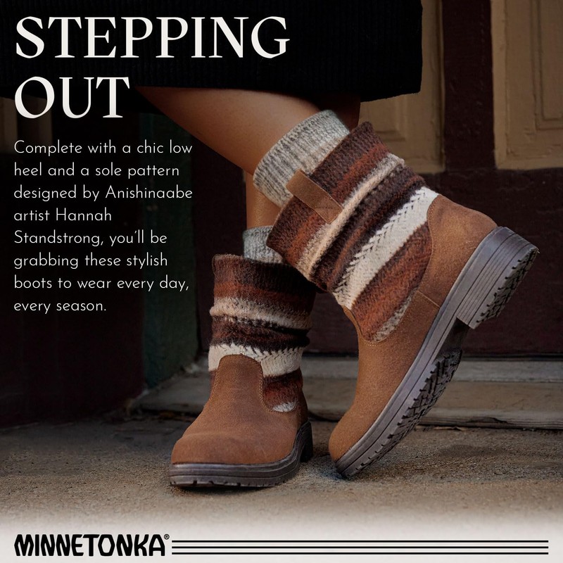 Minnetonka Women's Joli, Nutmeg Multi, Size 6