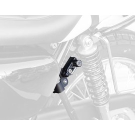 Kijima 303-1623 Meguro S1/W230 ('25-) Motorcycle Parts Helmet Lock Holder, Steel, Anti-Theft, Black