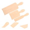Ipetboom Hair Dyeing Tools 3pcs Highlighting Boards Hair Dye Paddles