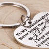Granddaughter Keychain Gifts for Valentine Graduation from Grandma Grandpa to