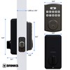 BRINKS Keyless Entry Door Deadbolt, High-Security Keypad Door Lock, 50