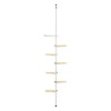 7 Tier Indoor Storage Pole,Corner Storage Rack,Adjustable Plant Pot Stand,Telescopic