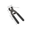 BUGUUYO Multi Functional Leather Hole Puncher with Teeth Carbon Steel