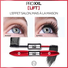 L'Oréal Paris Mascara for Lifted Eyelashes, 2-Step Mascara for Salon Eyelash Lifting Effect, ProXXL Lift, Black, 12 ml, Pack of 1
