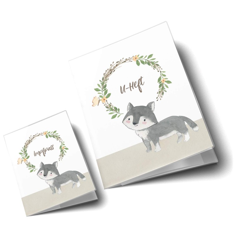 U-Heft Covers Set of 3 Cute Forest Examination Book Cover