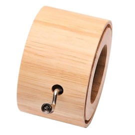 Kindlein Music Box Bamboo with Lullaby Sleep, Music Box by Kurbelwerk green-line, Classic Edition, Framed, Cloud Motif