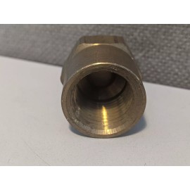 Parker 46F-8-8 PARKER SAE 45° FEMALE CONNECTOR BRASS FITTING