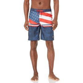 Quiksilver Everyday America - Traje de baño para Hombre del 4 de Julio, Azul Marino, 32