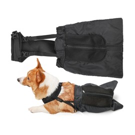 Harikaji Dog Drag Bag, Dog Wheelchair Alternative Protect Legs Limbs for Disabled Paralyzed Rear Legs Dogs Cats XXL
