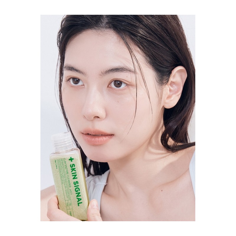 Skin Signal Green Clay Enzyme Cleanser (PHA, Mugwort) / 스킨시그널