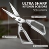 BALUCA Heavy Duty Kitchen Scissors All Purpose - Professional Stainless