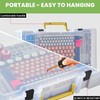Battery Organizer Storage Holder- Batteries Case Containers Box with Tester
