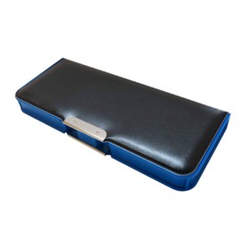 Kutsuwa CH200BK Clarino Pittanton Pen Case, Magnetic Pencil Case, 2-Door, Black