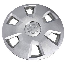 Skoda 5E0601147FZ31 Wheel Trim 15 Inch Silver for Steel Rim 6Jx15H2 ET43