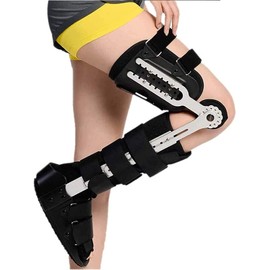 Inmovilizador De Ortesis De Rodilla, Rodillera con Bisagras, Rodillera Ortopédica Ajustable con Bisagras, Ortesis De Abducción, Rodillera con...      
