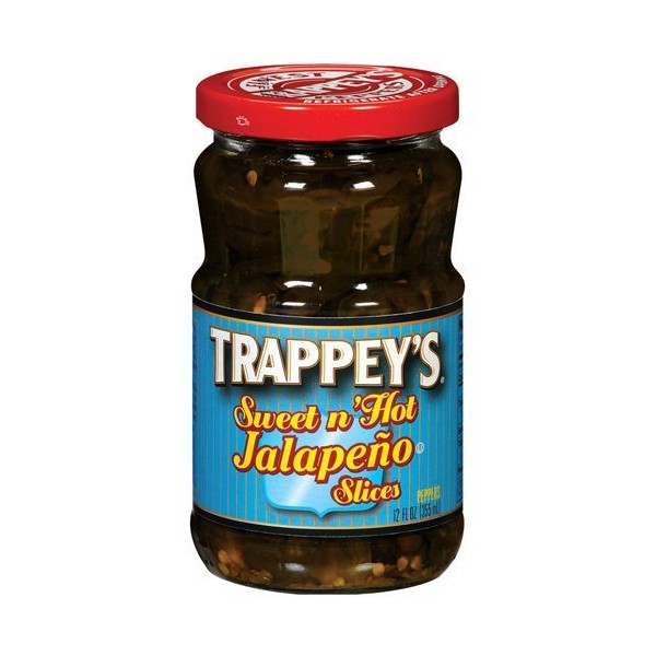 Trappey's Sweet N' Hot Jalapeno Peppers Slices, 12 fl oz
