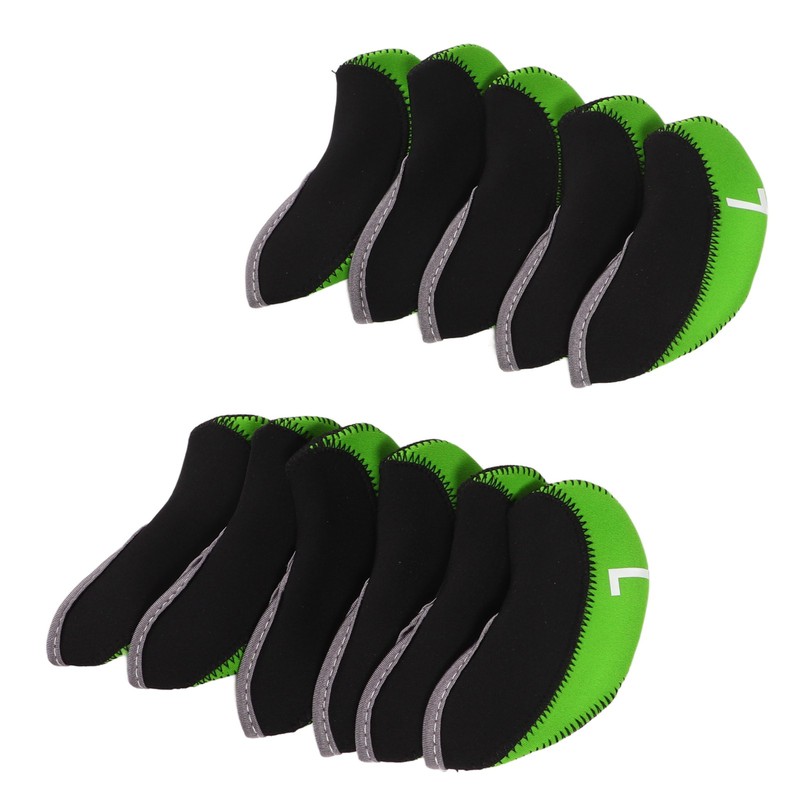 11Pcs/Set Number Golf Iron Headcover Neoprene Golf Club Iron Head