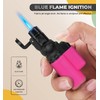 SAMNIU Pack of 4 Torch Lighter, Mini Jet Flame Butane