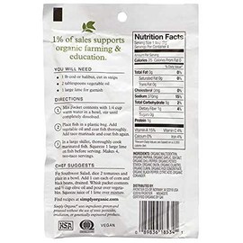 Simply Organic Fish Taco Seasoning, Certified Organic | 1.13 oz | Pack of 3